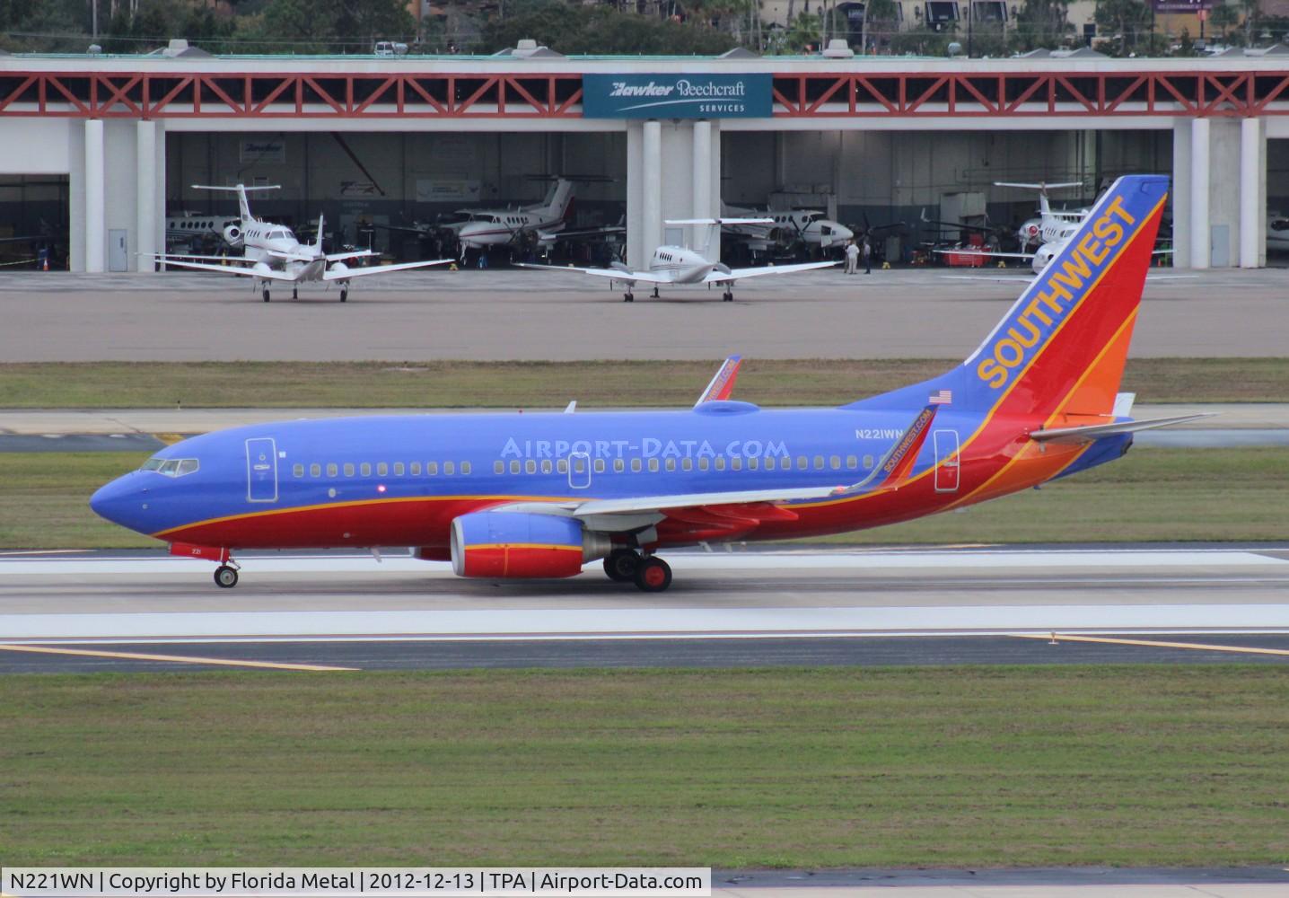 N221WN, 2005 Boeing 737-7H4 C/N 34259, Southwest 737