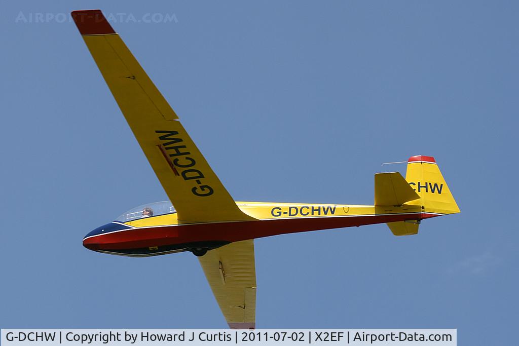 G-DCHW, 1969 Schleicher ASK-13 C/N 13187, At the Dorset Gliding Club airfield at Eyres Field, Gallows Hill.