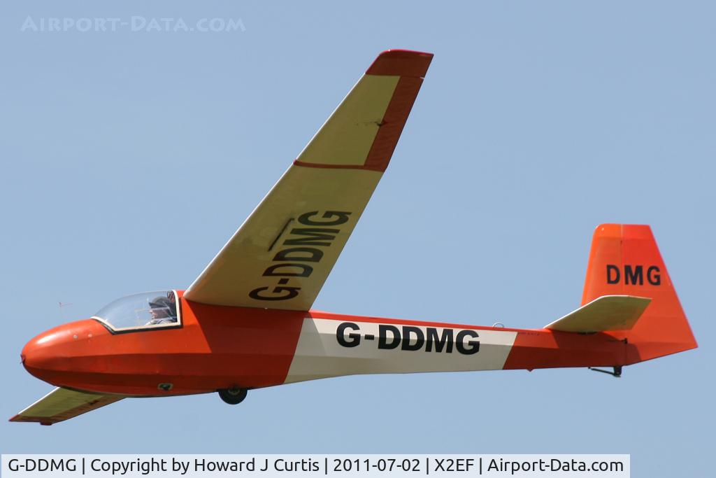 G-DDMG, 1968 Schleicher K-8B C/N 8763, At the Dorset Gliding Club airfield at Eyres Field, Gallows Hill.