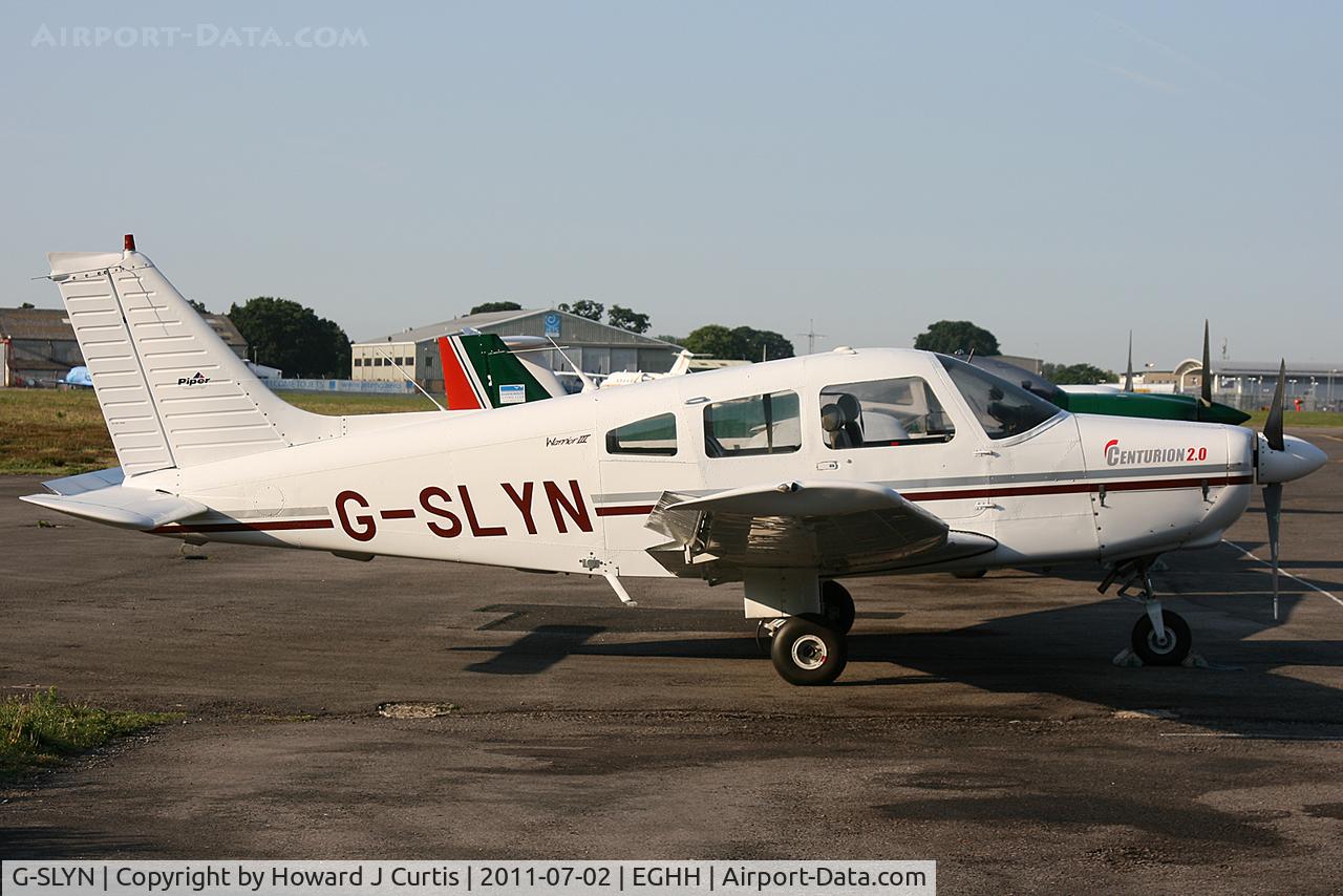 G-SLYN, 1981 Piper PA-28-161 Cherokee Warrior II C/N 28-8116204, Privately owned.