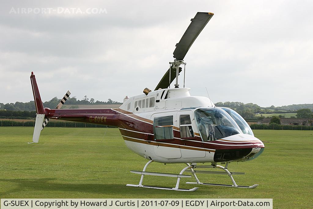 G-SUEX, 1978 Agusta AB-206B JetRanger II C/N 8567, At the Air Day. Giving helicopter rides.