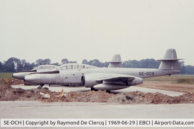 SE-DCH, Gloster Meteor TT.20 C/N AW5549, Together with SE-DCF