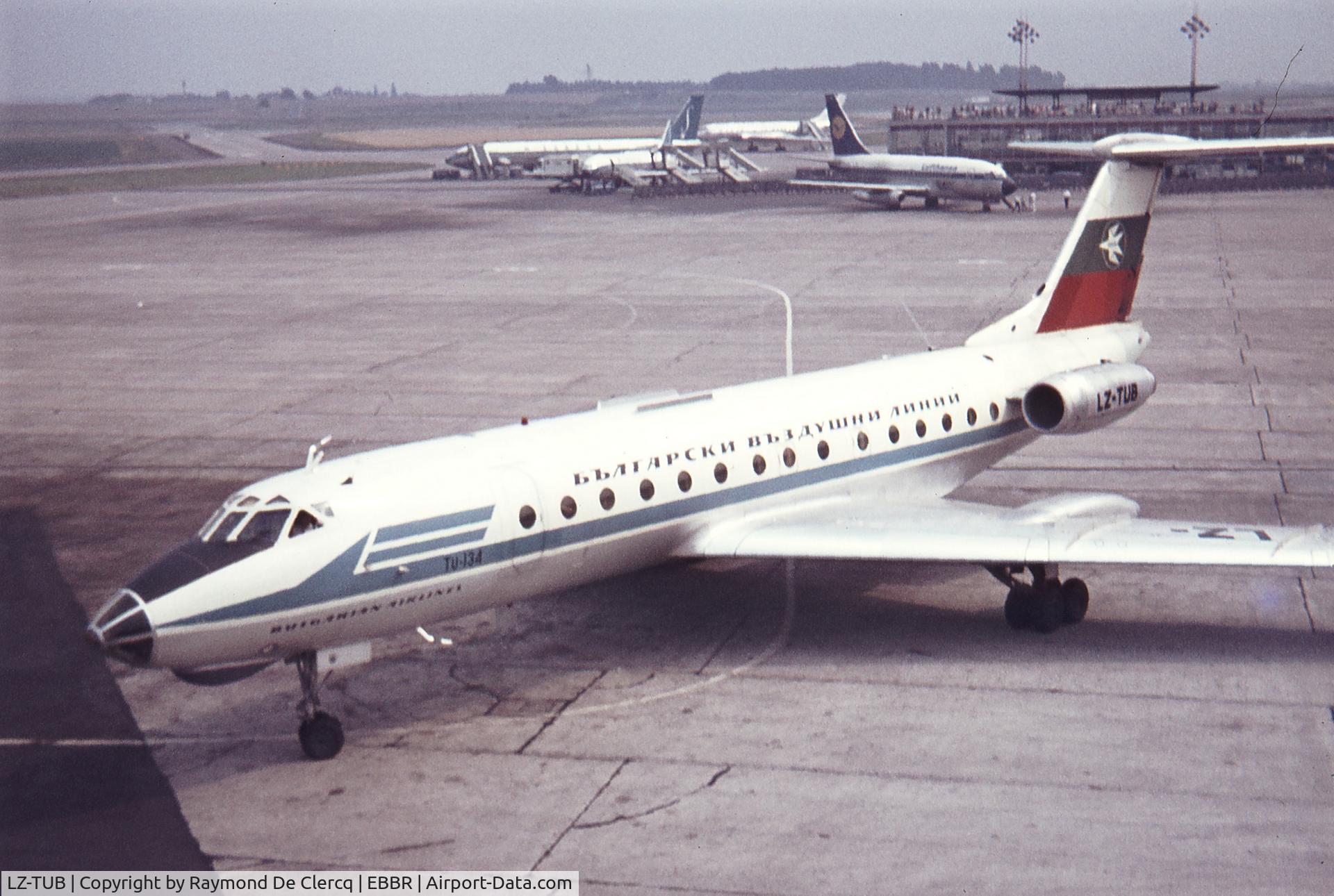 LZ-TUB, 1968 Tupolev Tu-134 C/N 8350501, seventies