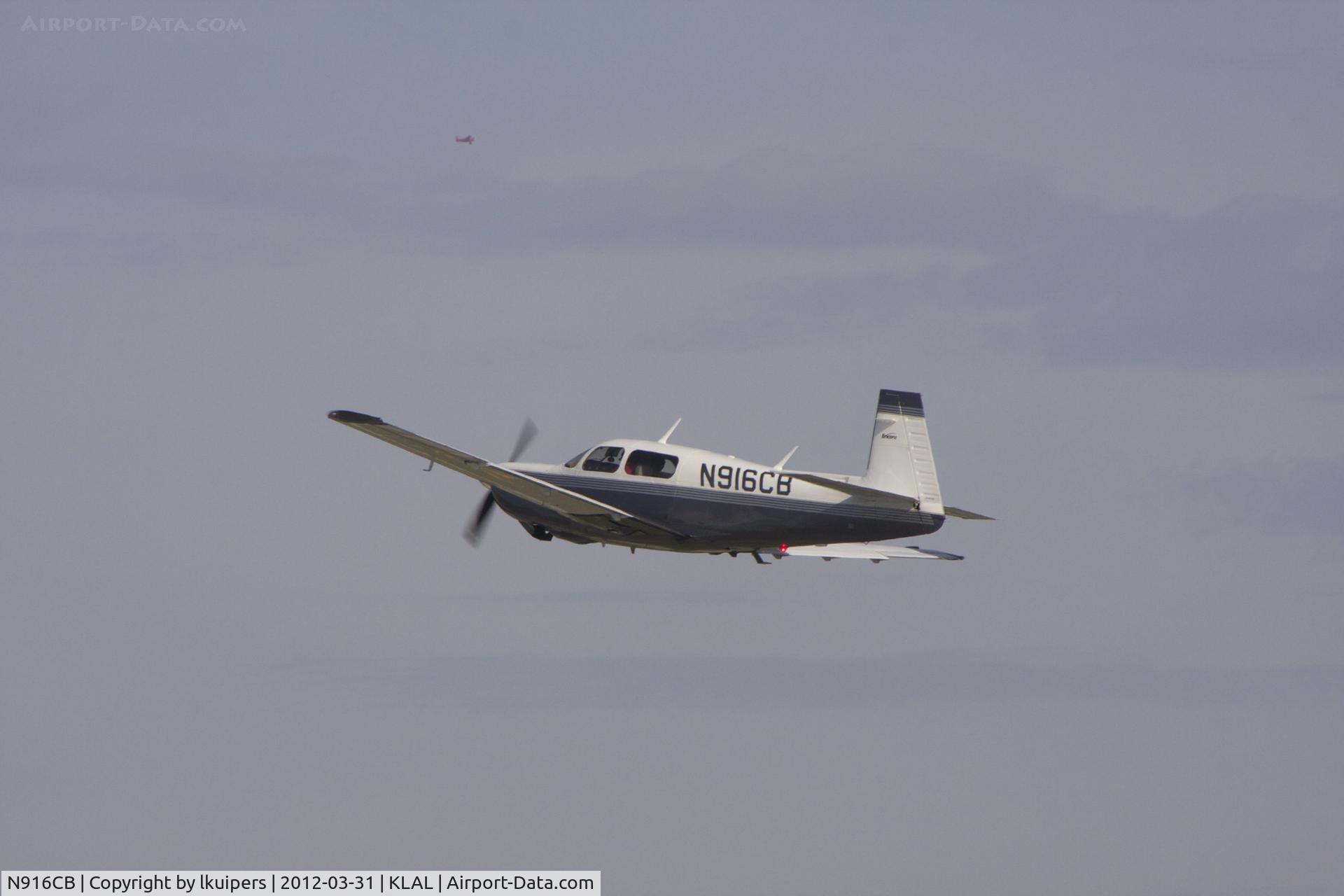 N916CB, 1998 Mooney M20K C/N 25-2027, Leaving Sun 'n Fun 2012