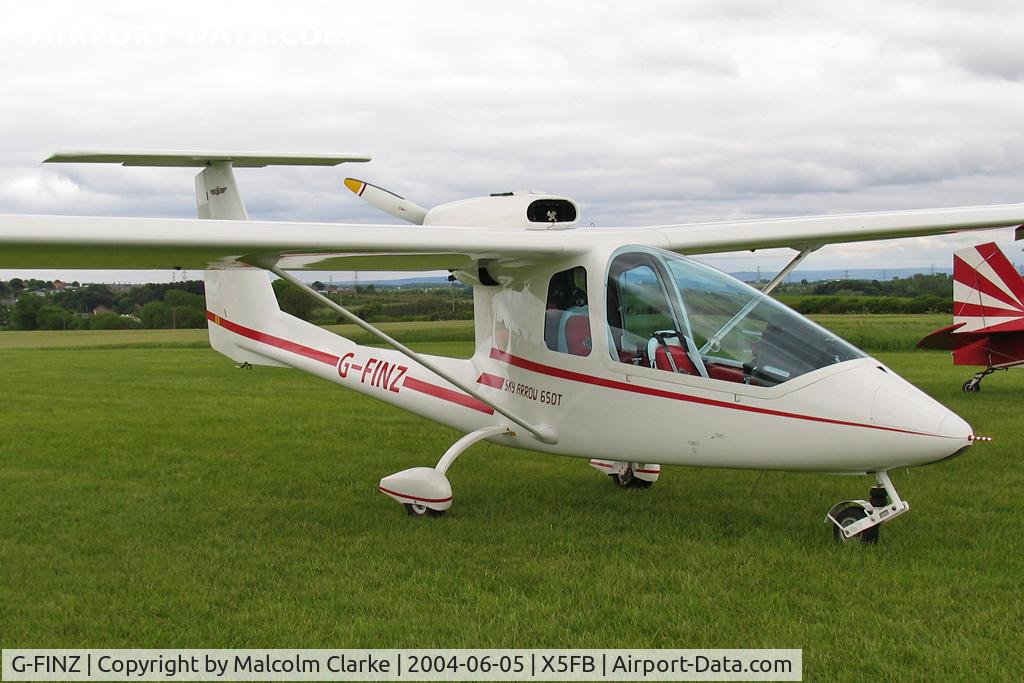 G-FINZ, 2003 Iniziative Industriali Italiane Sky Arrow 650T C/N PFA 298-13824, Iniziative Industriali Italiane Sky Arrow 650T, Fishburn Airfield, June 5th 2004.
