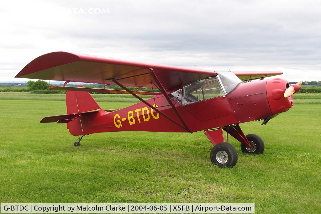 G-BTDC, 2002 Denney Kitfox MK2 C/N PFA 172-11483, Denney Kitfox Mk2, Fishburn Airfield, June 5th 20004.