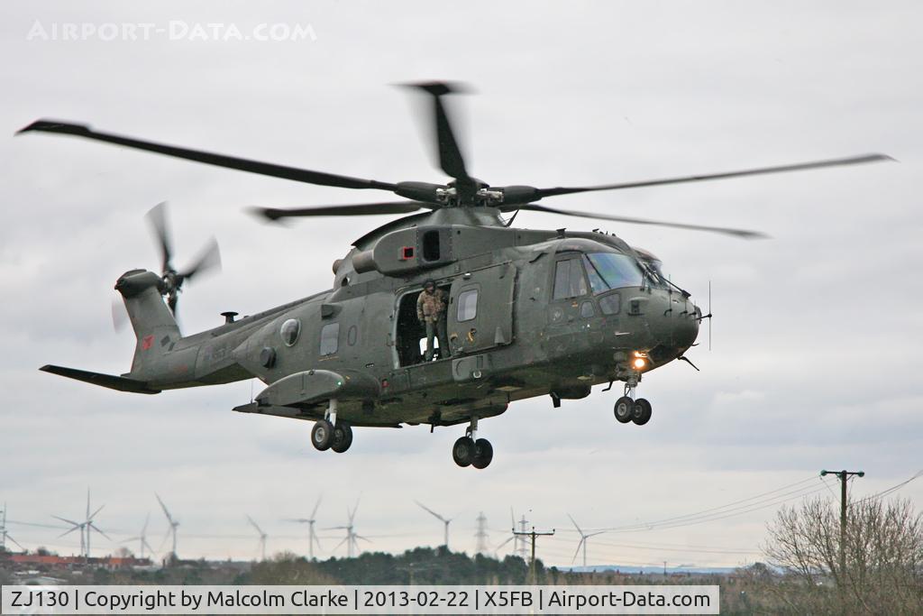ZJ130, 2001 AgustaWestland Merlin HC3i (EH101) C/N 50169, AgustaWestland EH101 Merlin HC3, Fishburn Airfield, February 22nd 2013.