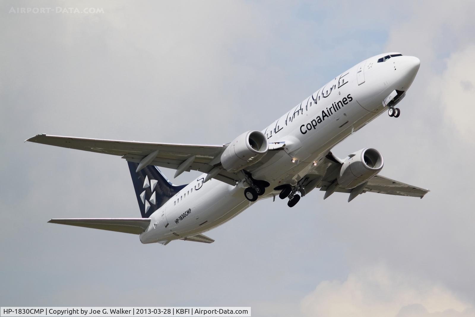 HP-1830CMP, 2013 Boeing 737-8V3 C/N 40781, Seen on its delivery flight was the Copa Airlines 737-8V3 in the Star Alliance scheme, sans winglets.