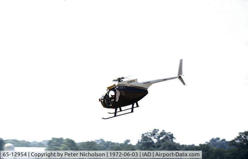 65-12954, 1965 Hughes OH-6A Cayuse C/N 0039, OH-6A Cayuse of the US Army Precision Flight Demonstration Team 