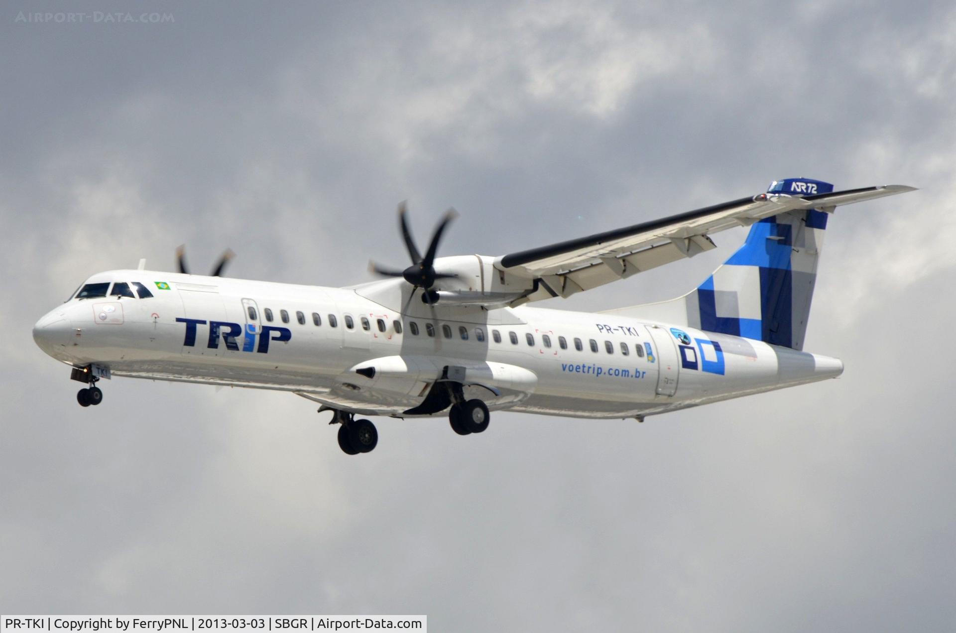 PR-TKI, 2011 ATR 72-600 C/N 967, TRIP ATR72 landing in GRU