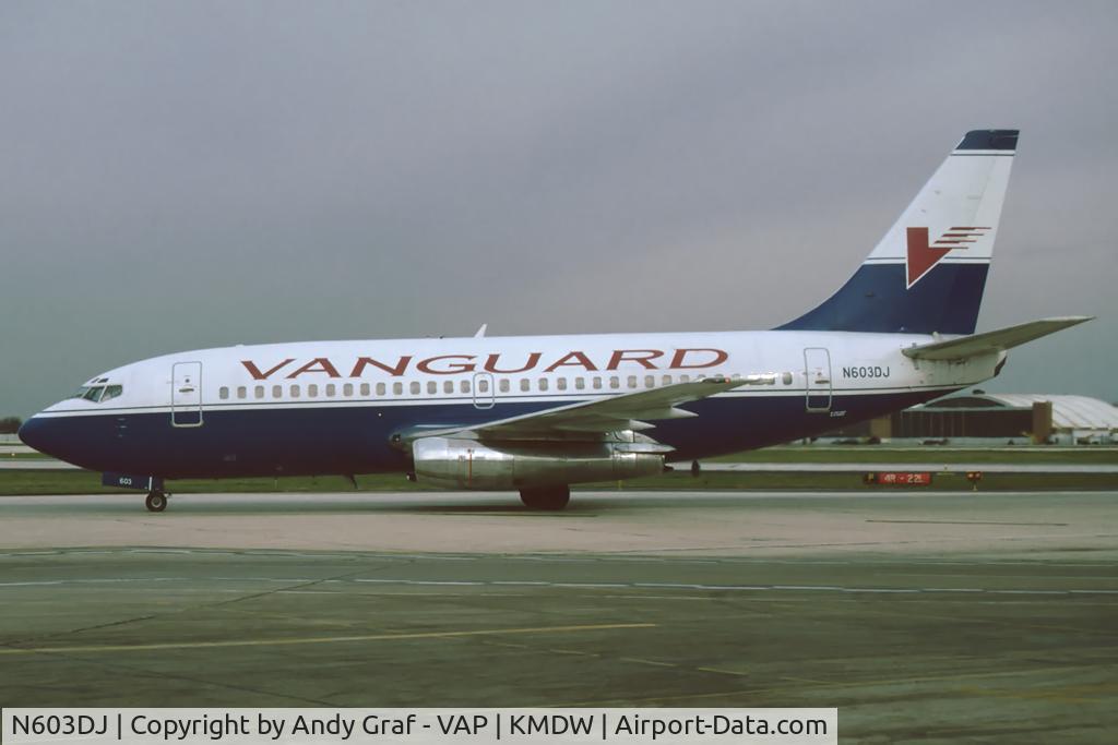 N603DJ, 1969 Boeing 737-222 C/N 19955, Vanguard 737-200