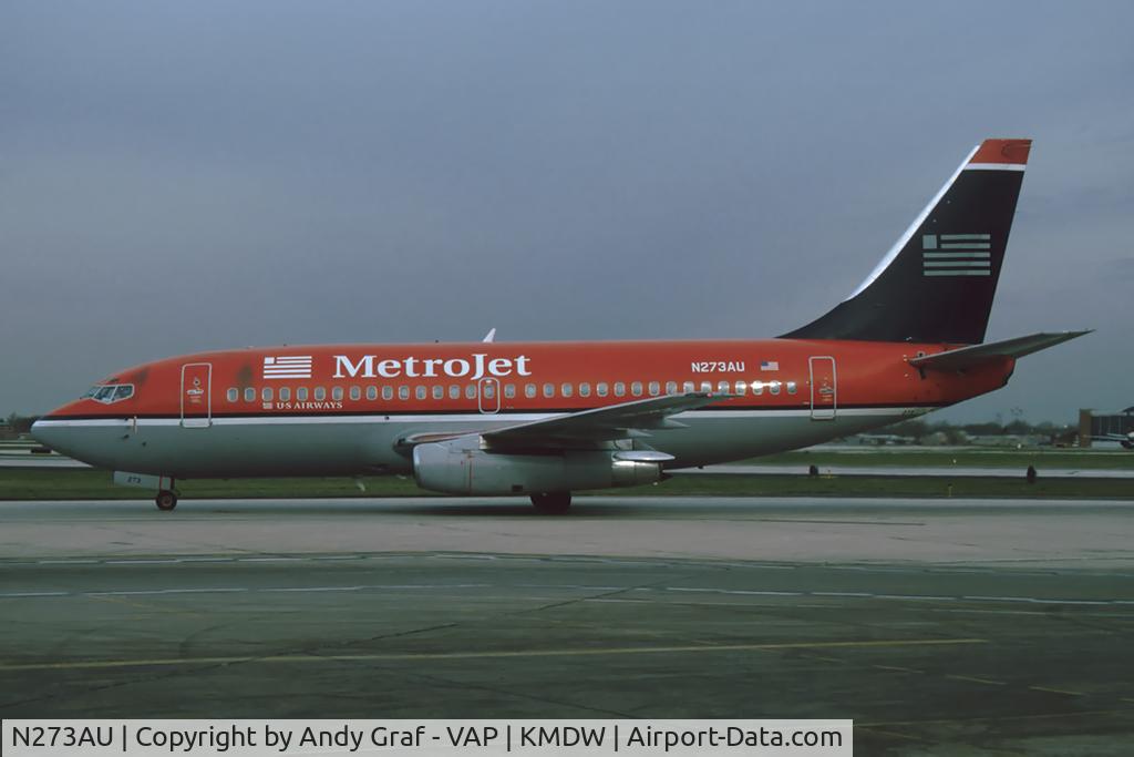 N273AU, 1983 Boeing 737-2B7 C/N 22885, Metrojet 737-200