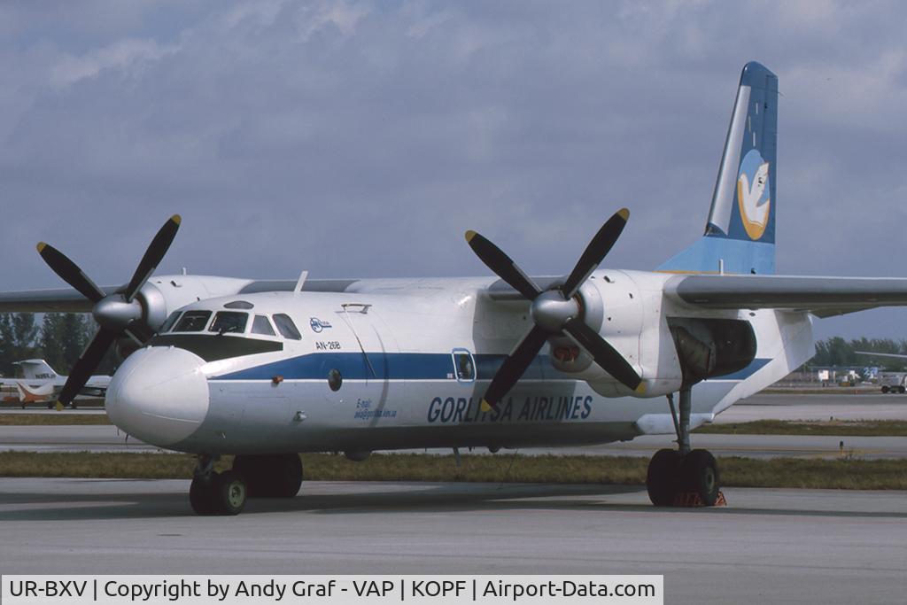 UR-BXV, Antonov AN 26 C/N 12110, Gorliysa Airlines AN26