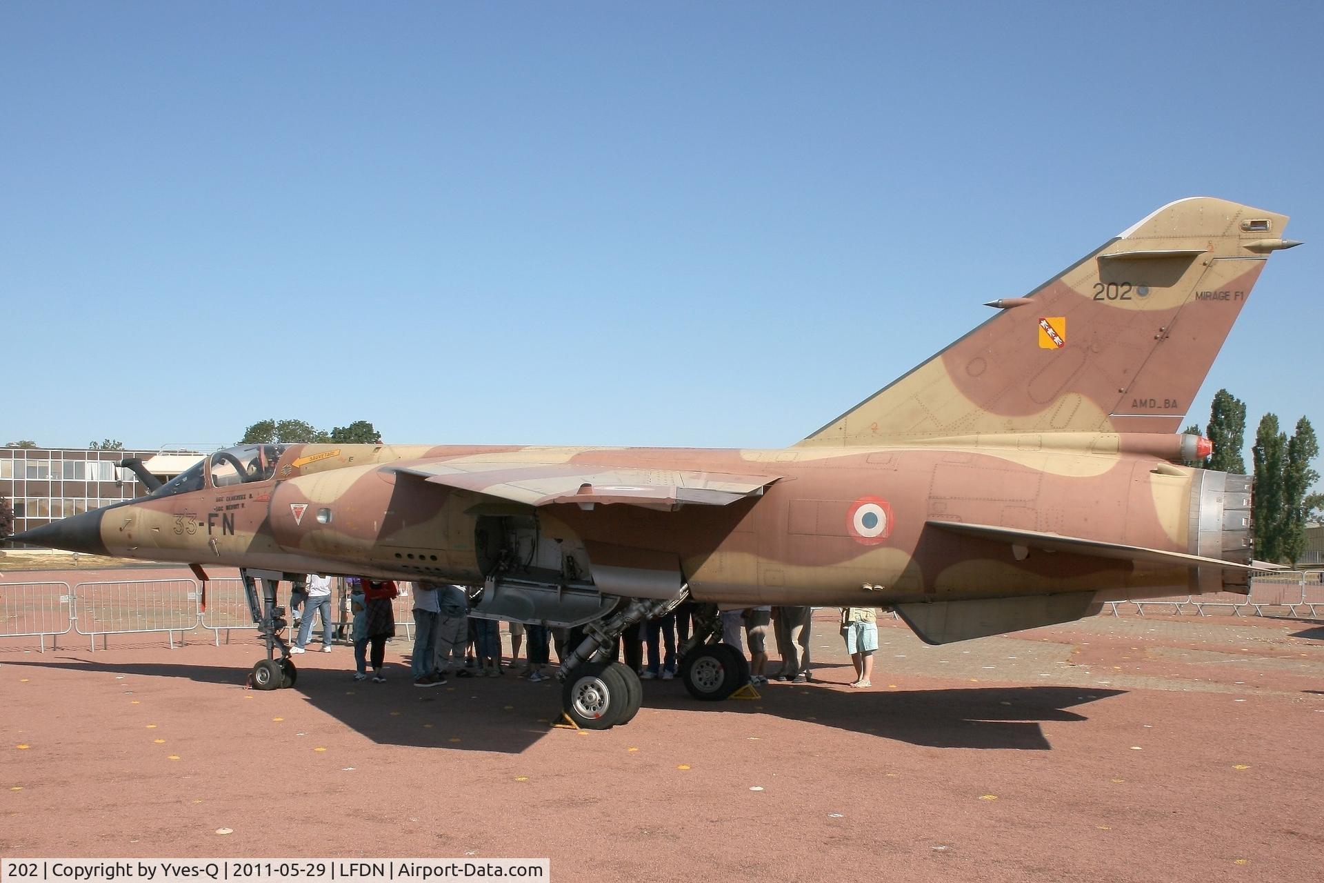 202, Dassault Mirage F.1C-200 C/N 202, Dassault Mirage F1-C, Preserved at Rochefort-St Agnant AB 721 (LFDN-RCO) open day 2011