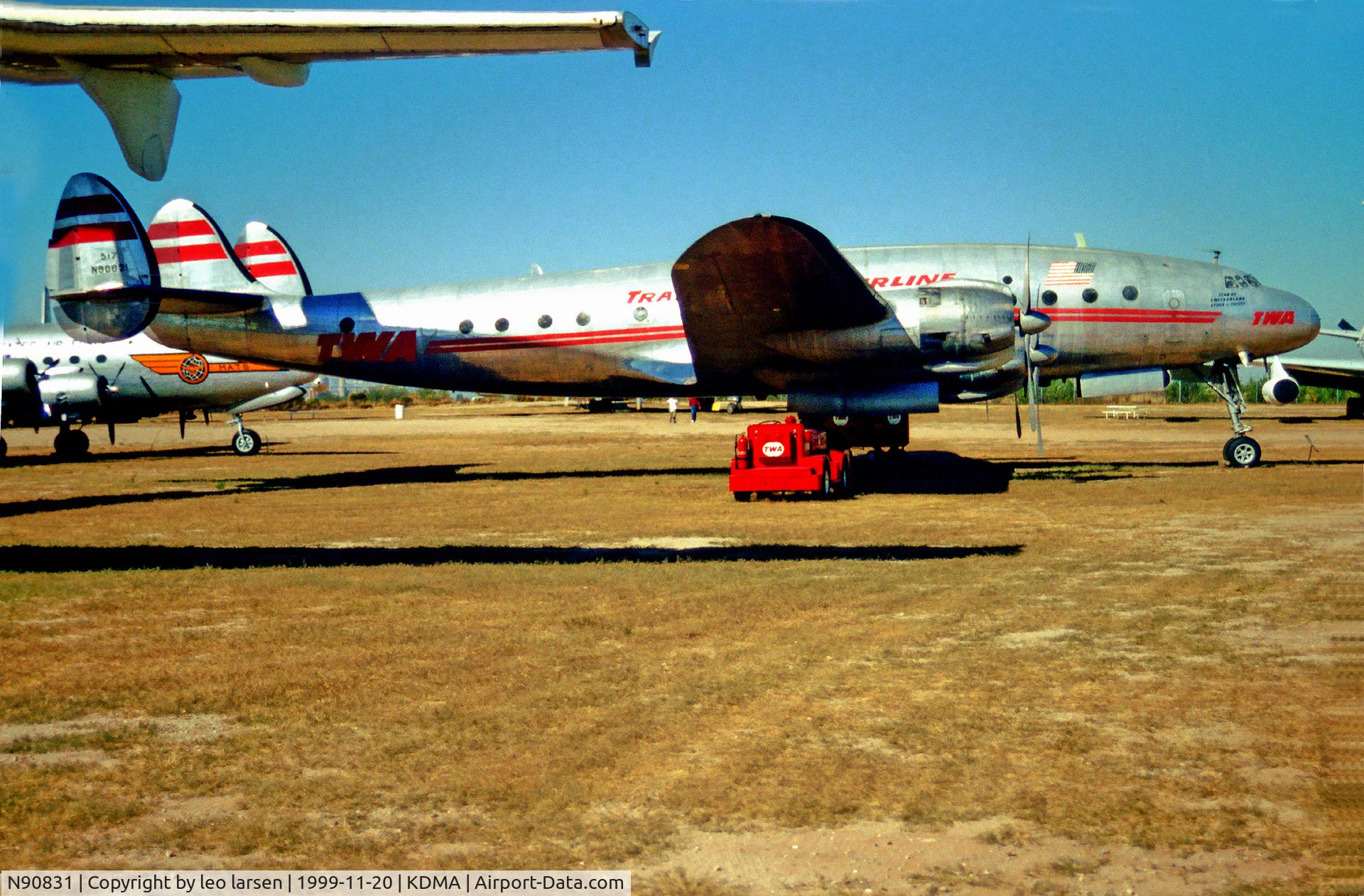 N90831, 1943 Lockheed C-69-1-LO/ l-049 Constellation C/N 049-1970, Pima Air Museum 20.11.99
