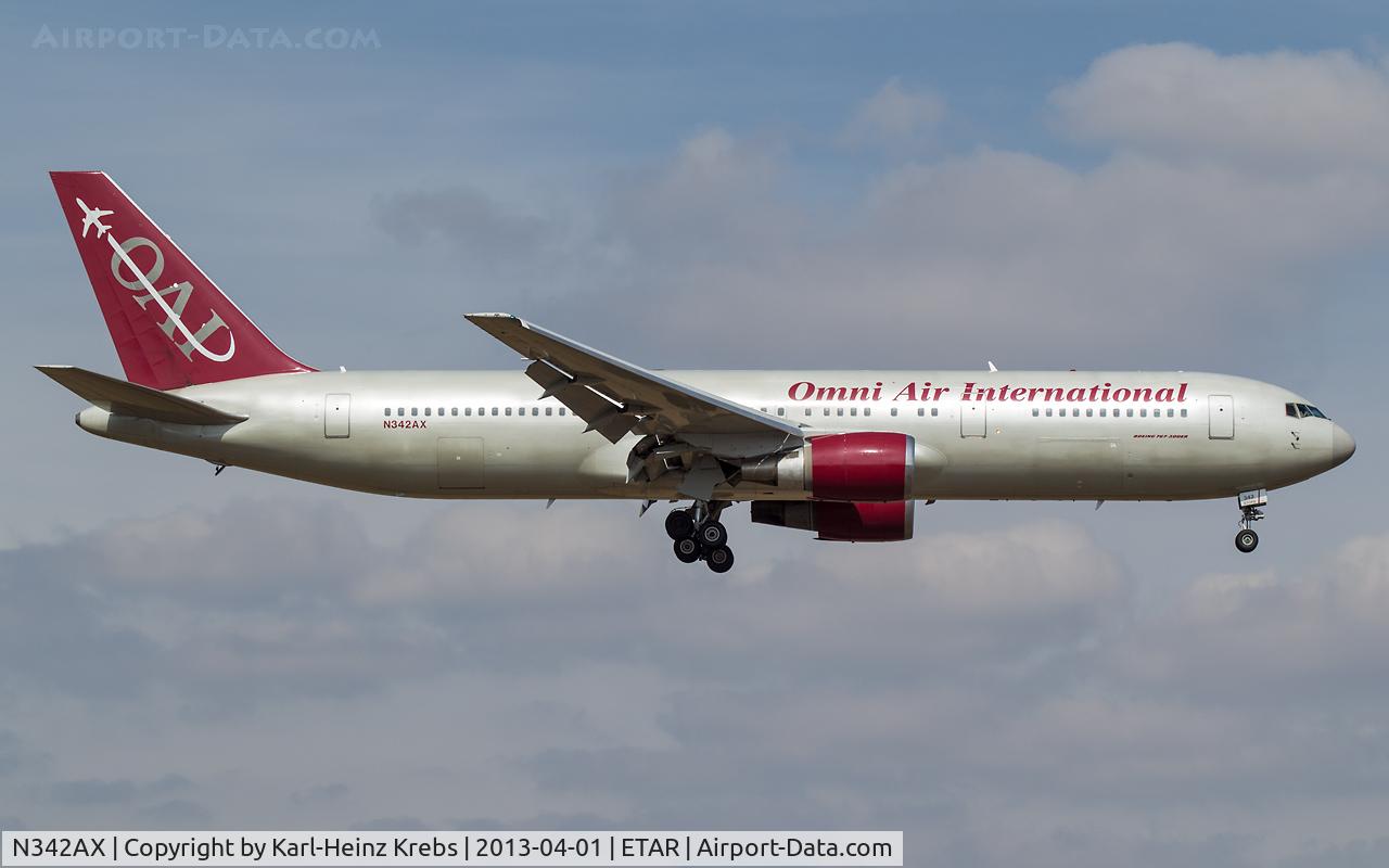 N342AX, 1993 Boeing 767-328ER C/N 27136, Ramstein Air Base, Germany
