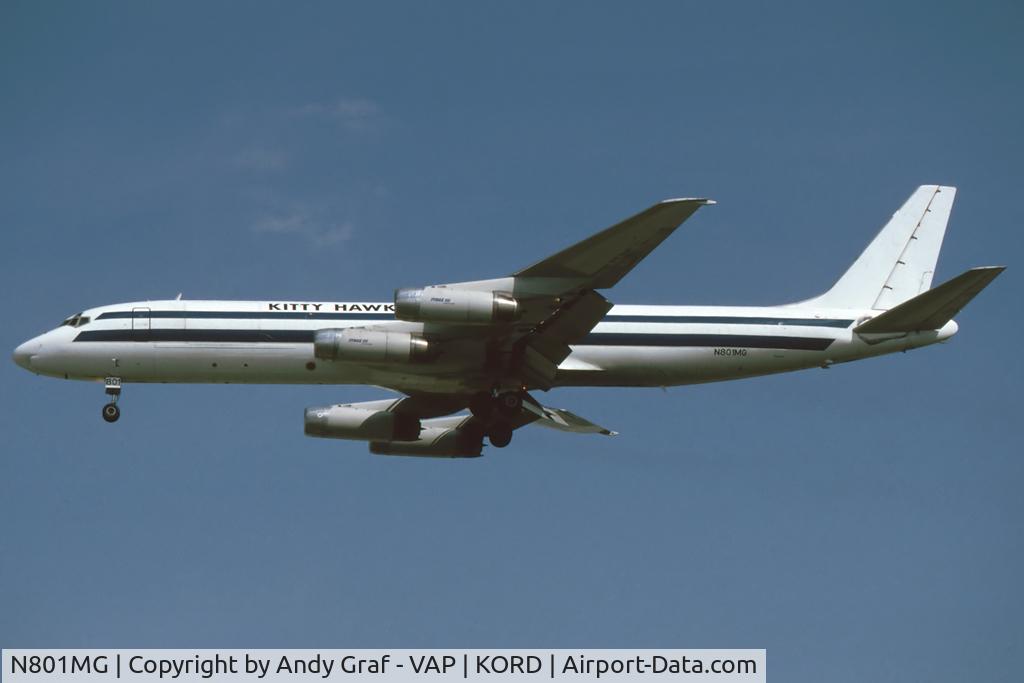 N801MG, 1968 Douglas DC-8-62 C/N 45986, Kitty Hawk DC8-62
