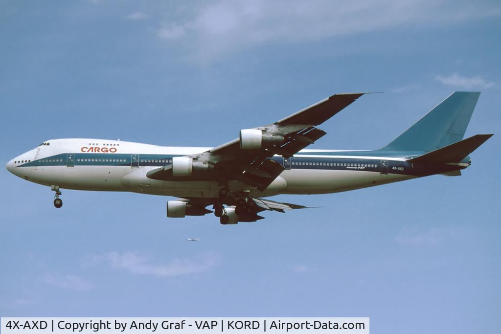 4X-AXD, 1975 Boeing 747-258C C/N 21190, El Al Cargo 747-200