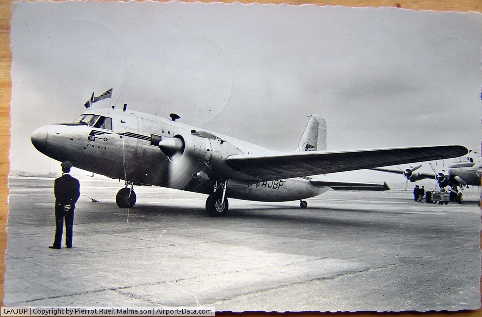 G-AJBP, 1947 Vickers Viking 1B C/N 242, postcard