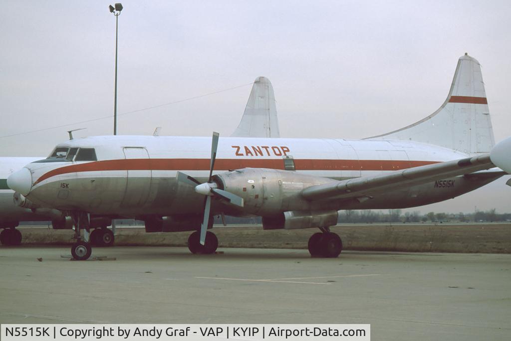 N5515K, 1960 Convair 640-340D C/N 133, Zantop CV640