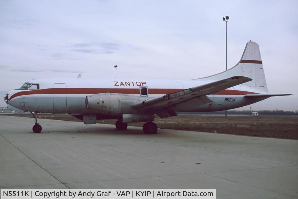 N5511K, Convair 640-340D C/N 171, Zantop CV640