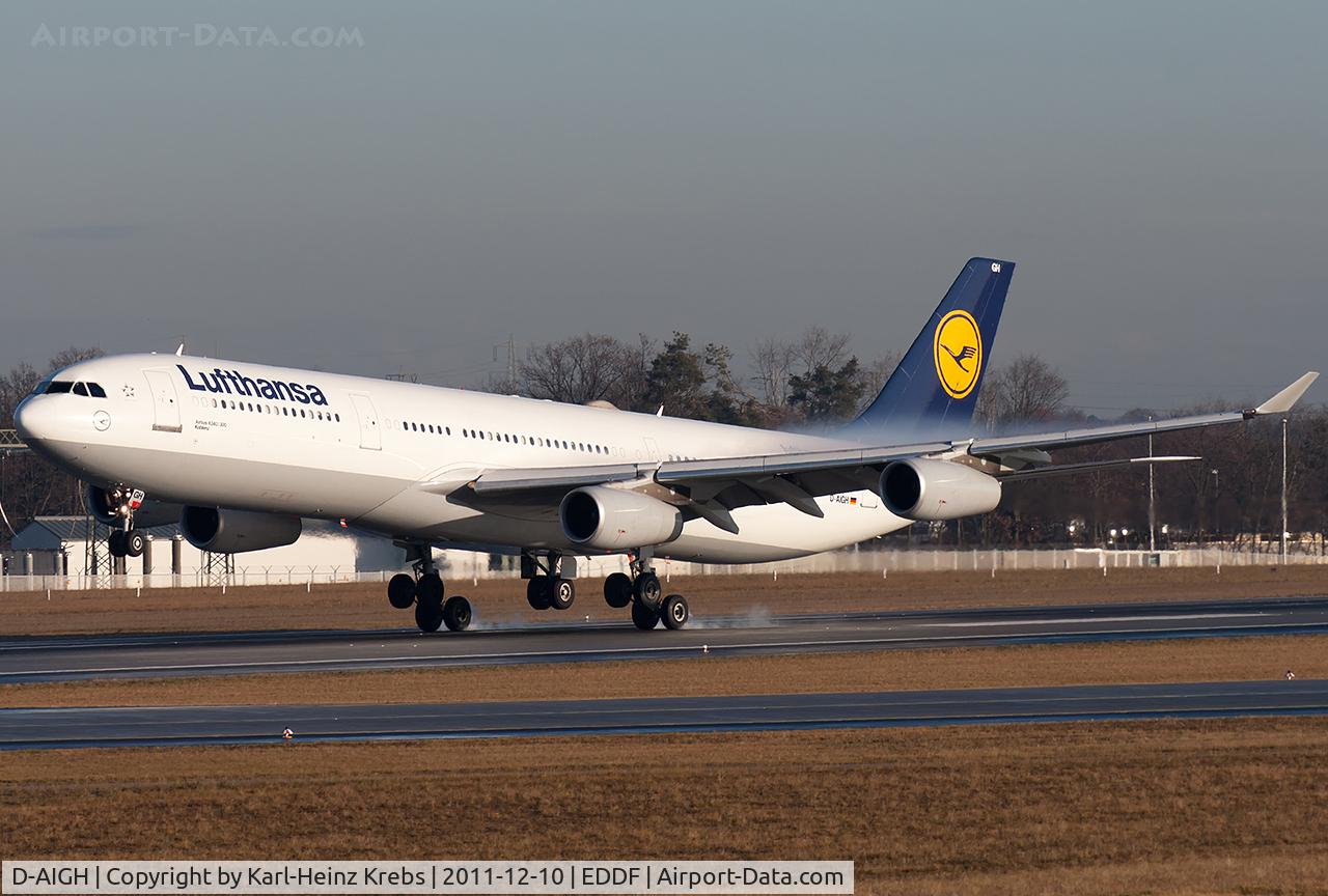 D-AIGH, 1994 Airbus A340-311 C/N 052, Lufthansa