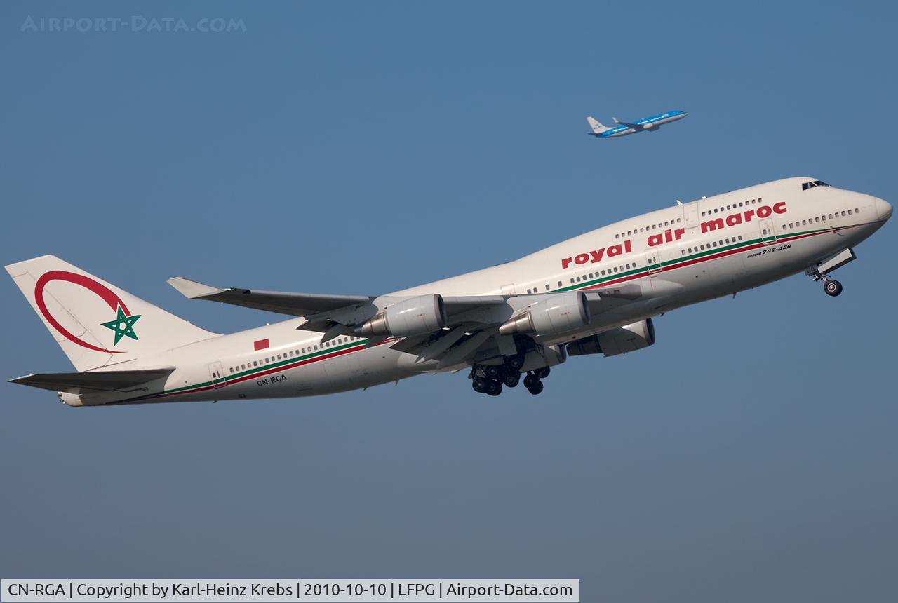 CN-RGA, 1993 Boeing 747-428 C/N 25629, Royal Air Maroc