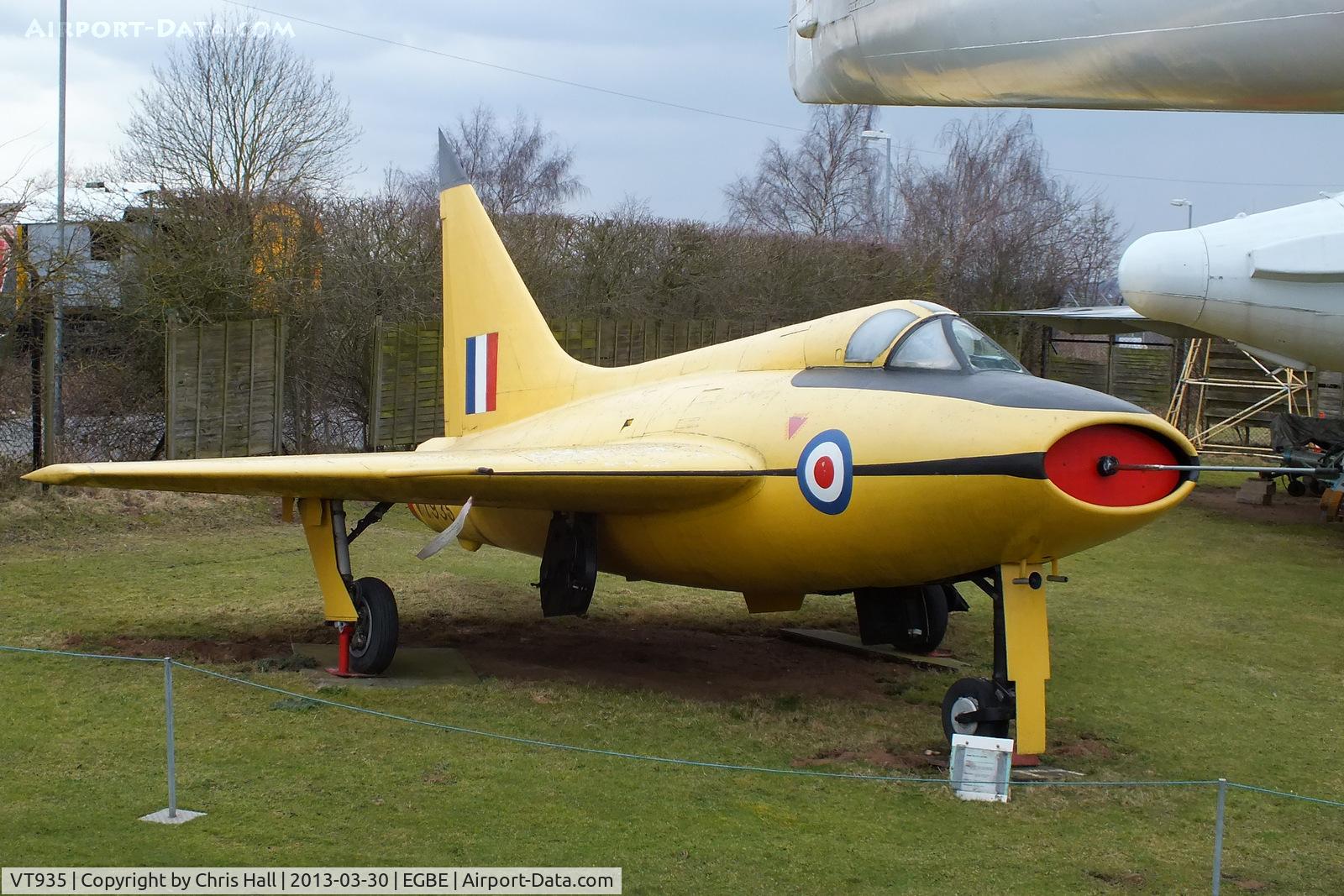 VT935, 1950 Boulton Paul P.111A C/N Not found VT935, preserved at the Midland Air Museum