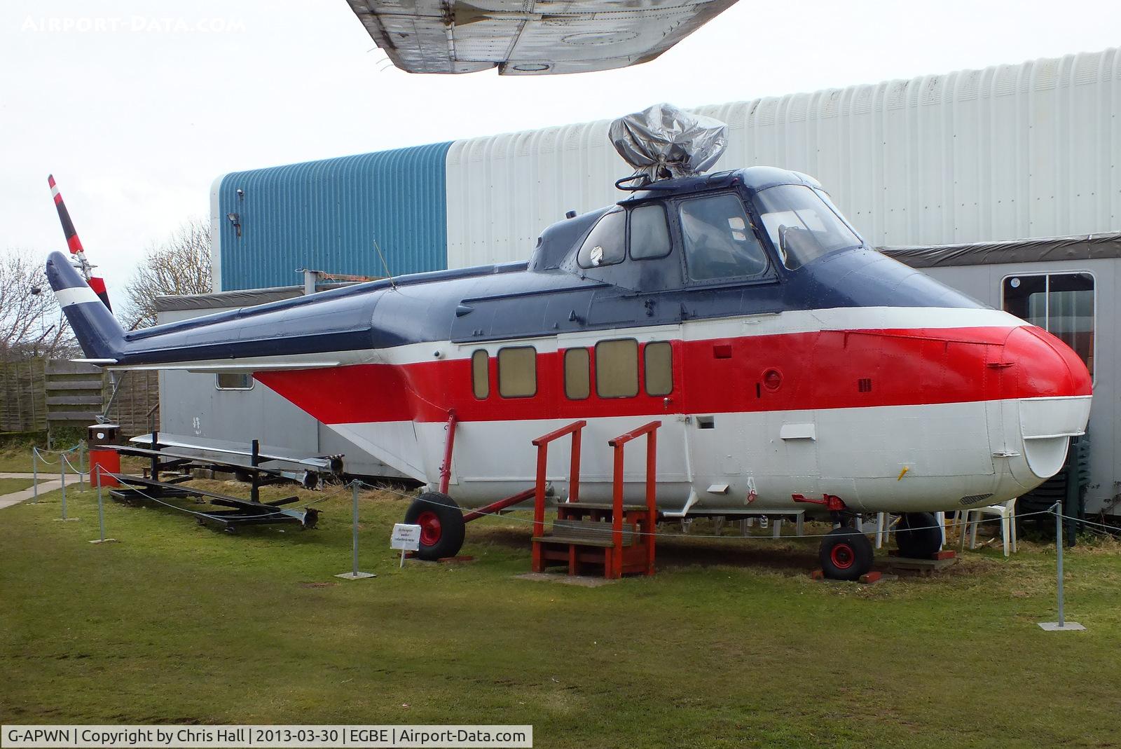 G-APWN, 1959 Westland S.55 Whirlwind Series 3 C/N WA298, preserved at the Midland Air Museum