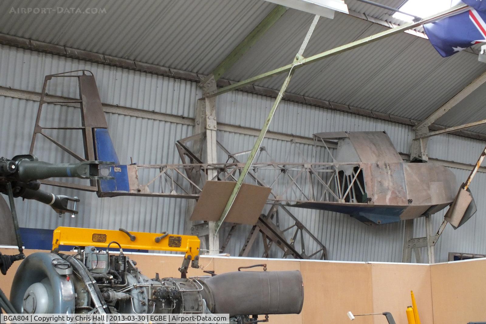 BGA804, Slingsby T-7 Cadet TX.2 C/N XE761, preserved at the Midland Air Museum