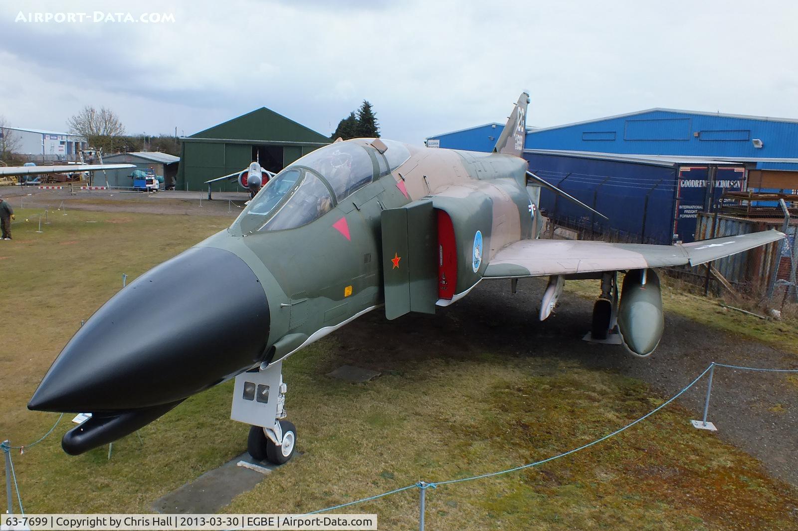 63-7699, 1963 McDonnell F-4C Phantom II C/N 839, preserved at the Midland Air Museum