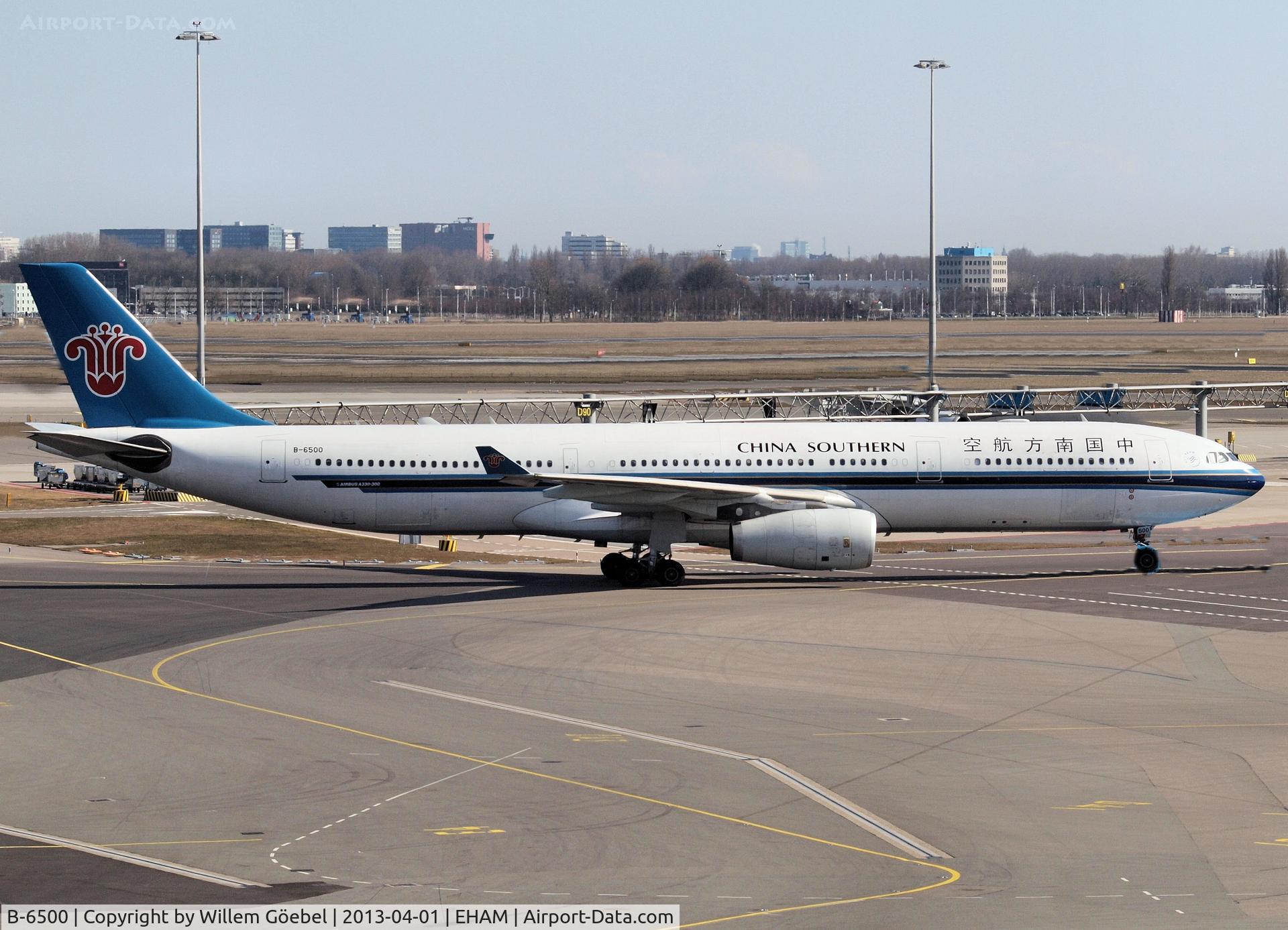 B-6500, 2008 Airbus A330-343X C/N 954, Arrival on the gate of Schiphol Airport