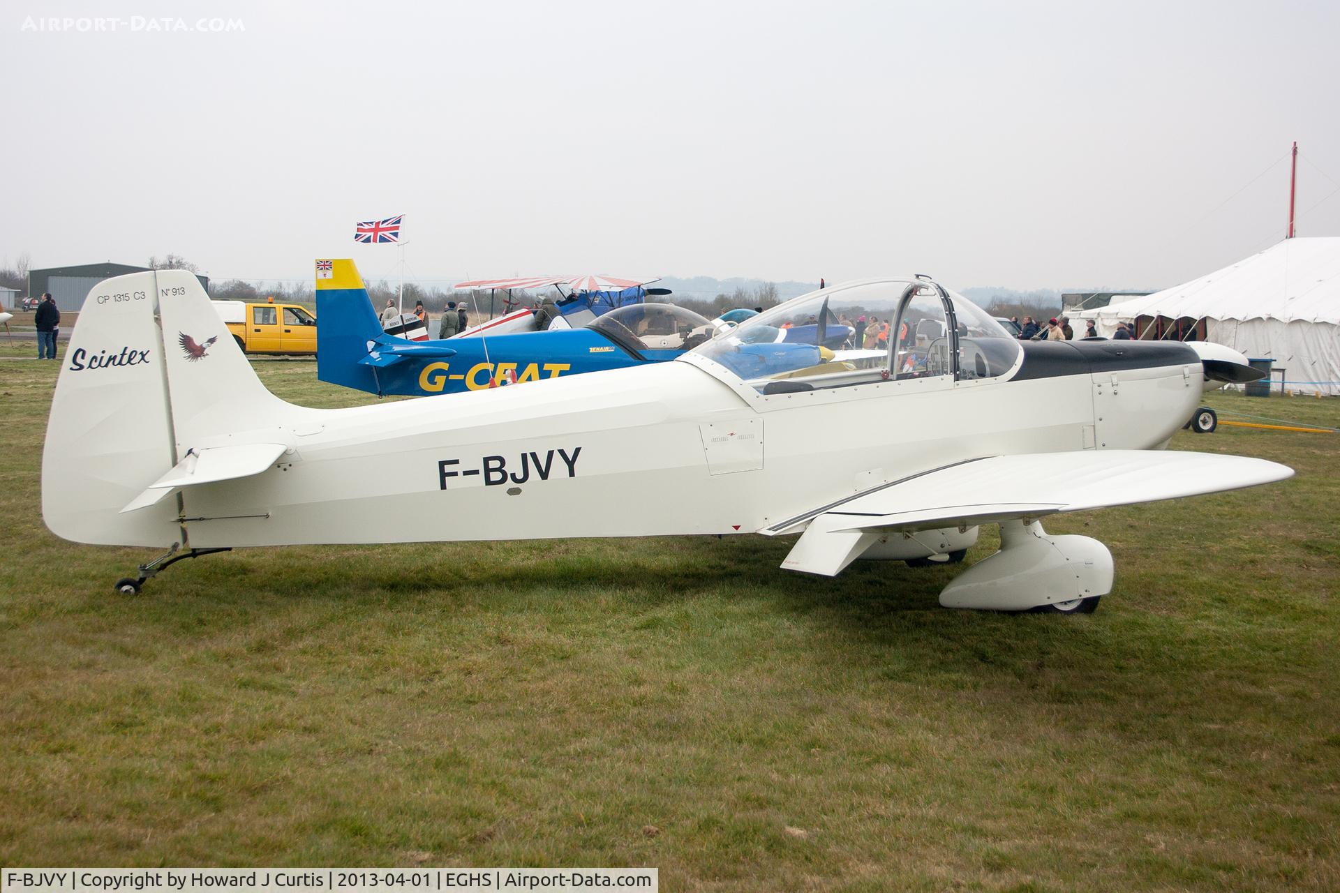 F-BJVY, 1963 Piel CP-1315 C3 Super Emeraude C/N 913, Registered as G-DJVY on 1st October 2012 but still wearing French markings.