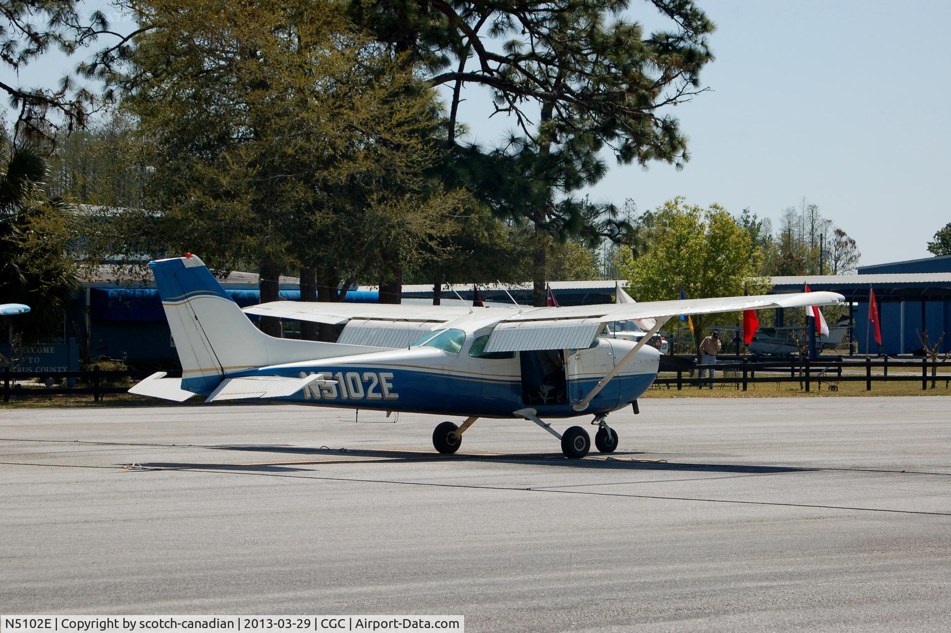 N5102E, 1978 Cessna 172N C/N 17271714, 1978 Cessna 172N, N5102E, at Crystal River Airport, Crystal River, FL