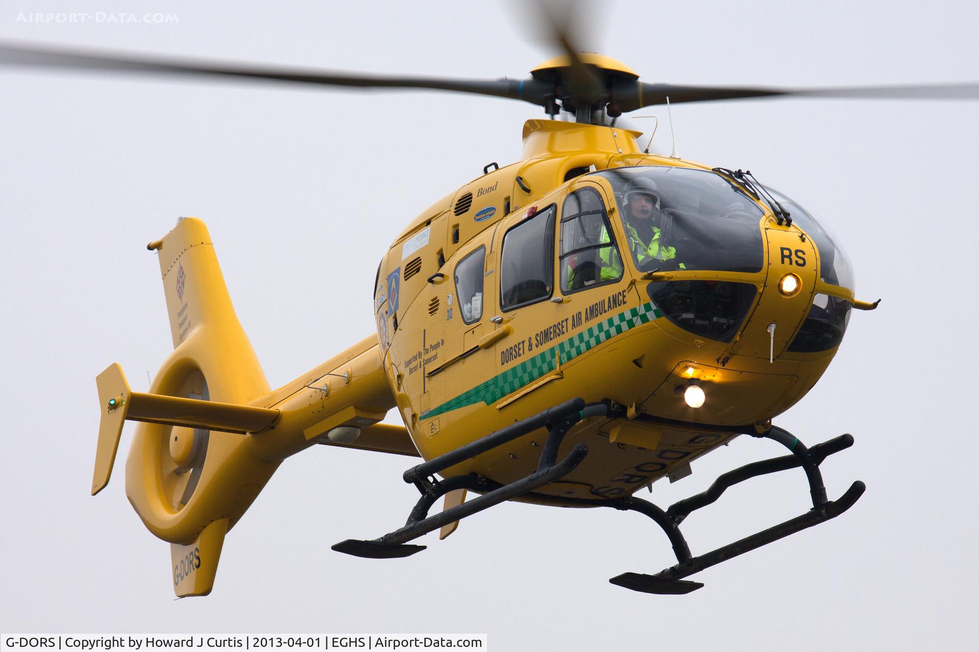 G-DORS, 2006 Eurocopter EC-135T-2+ C/N 0517, Dorset & Somerset Air Ambulance, based here.