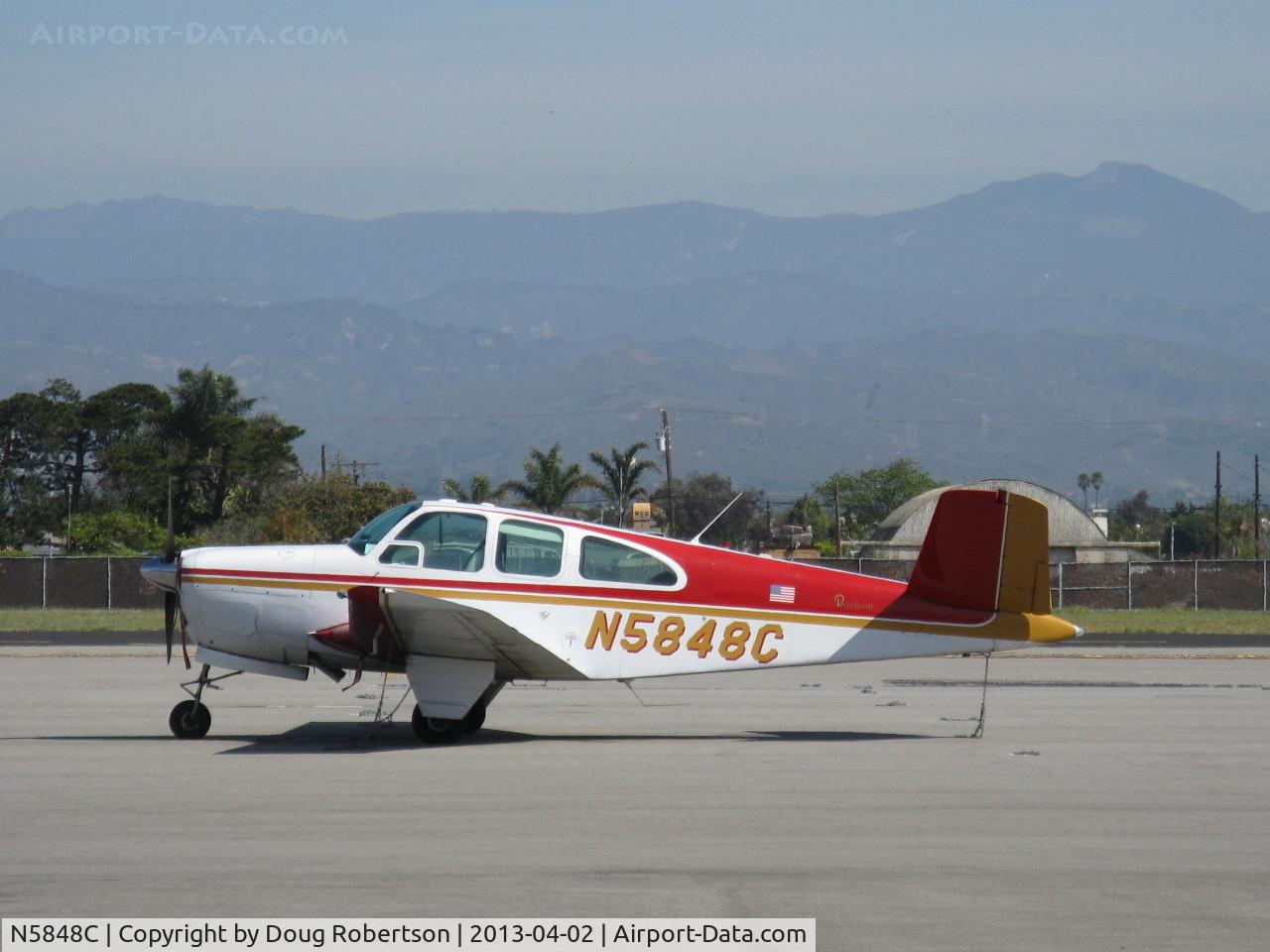 N5848C, 1951 Beech C35 Bonanza C/N D-2800, 1951 Beech C35 BONANZA, Continental E185 listed, many mods