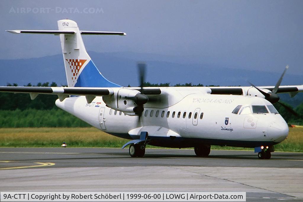 9A-CTT, 1992 ATR 42-312QC C/N 317, 9A-CTT @ LOWG