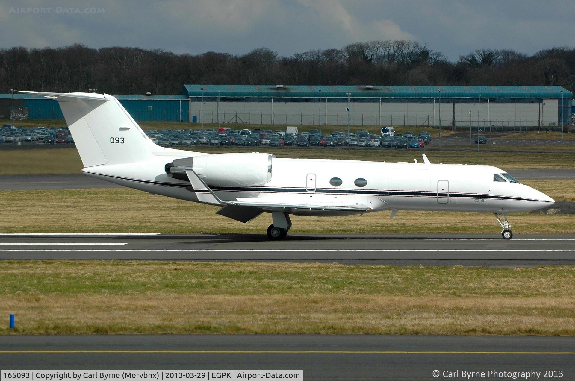 165093, 1992 Gulfstream Aerospace C-20G (Gulfstream IV) C/N 1187, Taken from 'The Mound'.