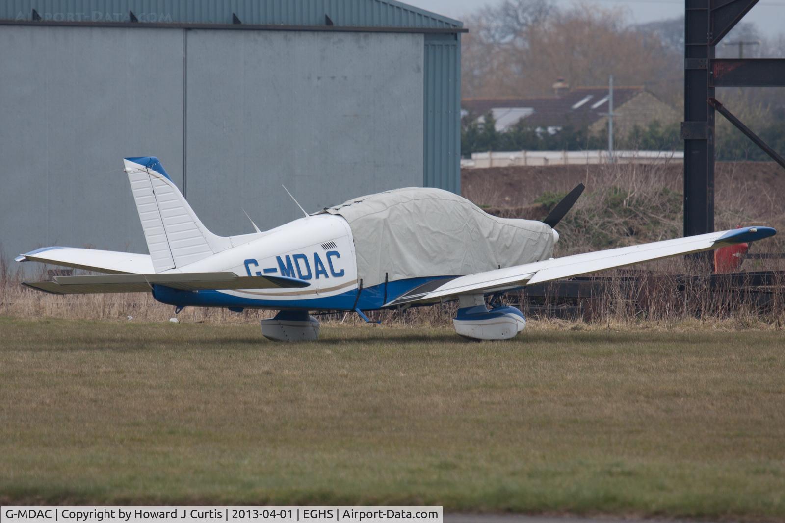 G-MDAC, 1982 Piper PA-28-181 Cherokee Archer II C/N 28-8290154, At the LAA Fly-in and HMS Dipper 70th Anniversary celebrations. A resident here.