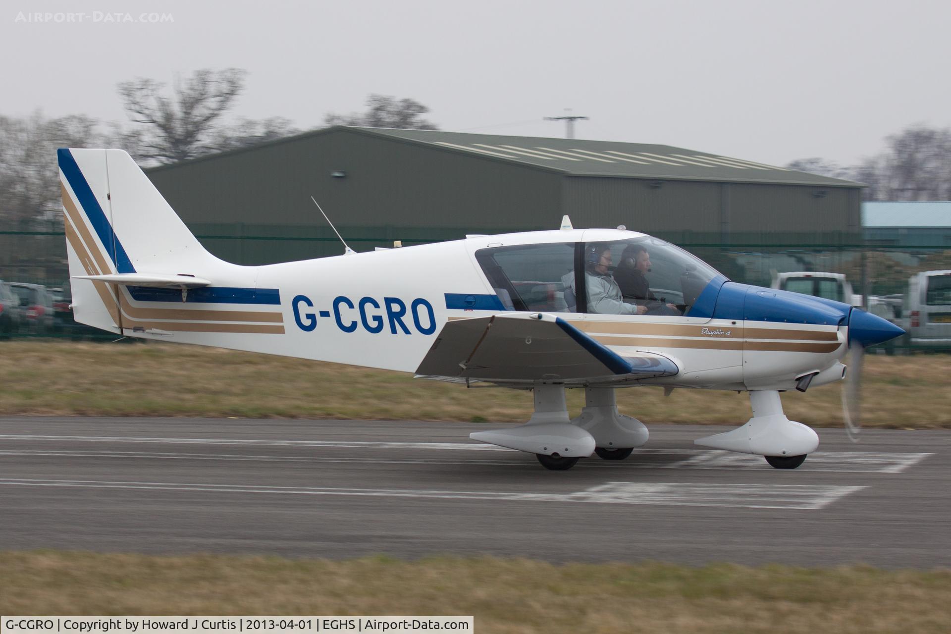 G-CGRO, 1995 Robin DR-400-140B Major C/N 2272, At the LAA Fly-in and HMS Dipper 70th Anniversary celebrations. Privately owned.