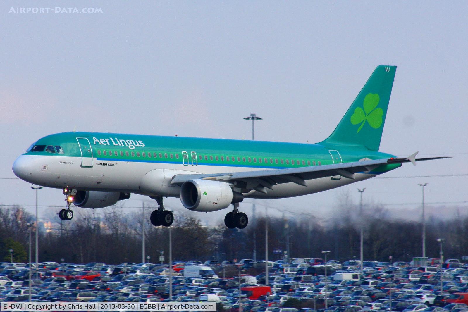 EI-DVJ, 2009 Airbus A320-214 C/N 3857, Aer Lingus