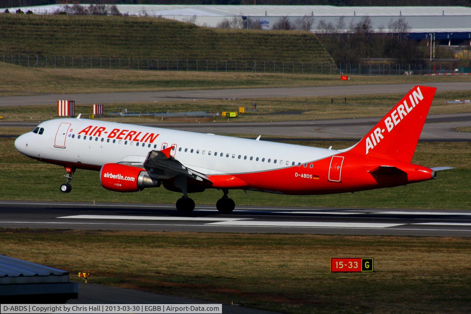 D-ABDS, 2007 Airbus A320-214 C/N 3289, Air Berlin