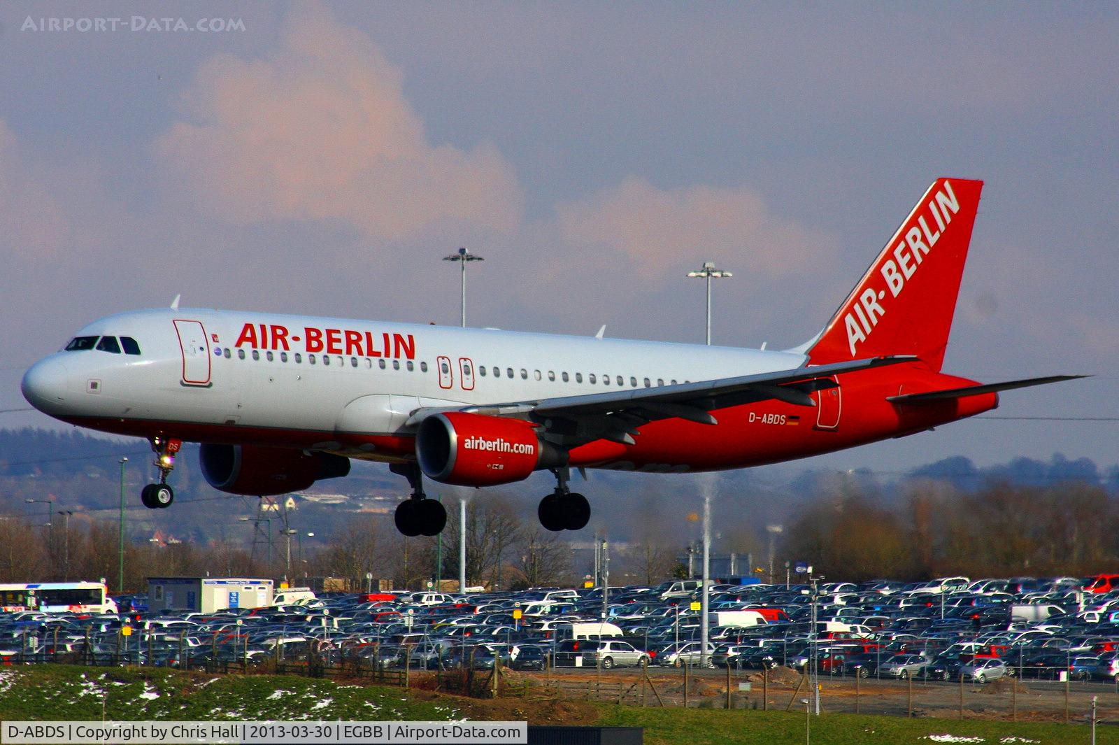 D-ABDS, 2007 Airbus A320-214 C/N 3289, Air Berlin