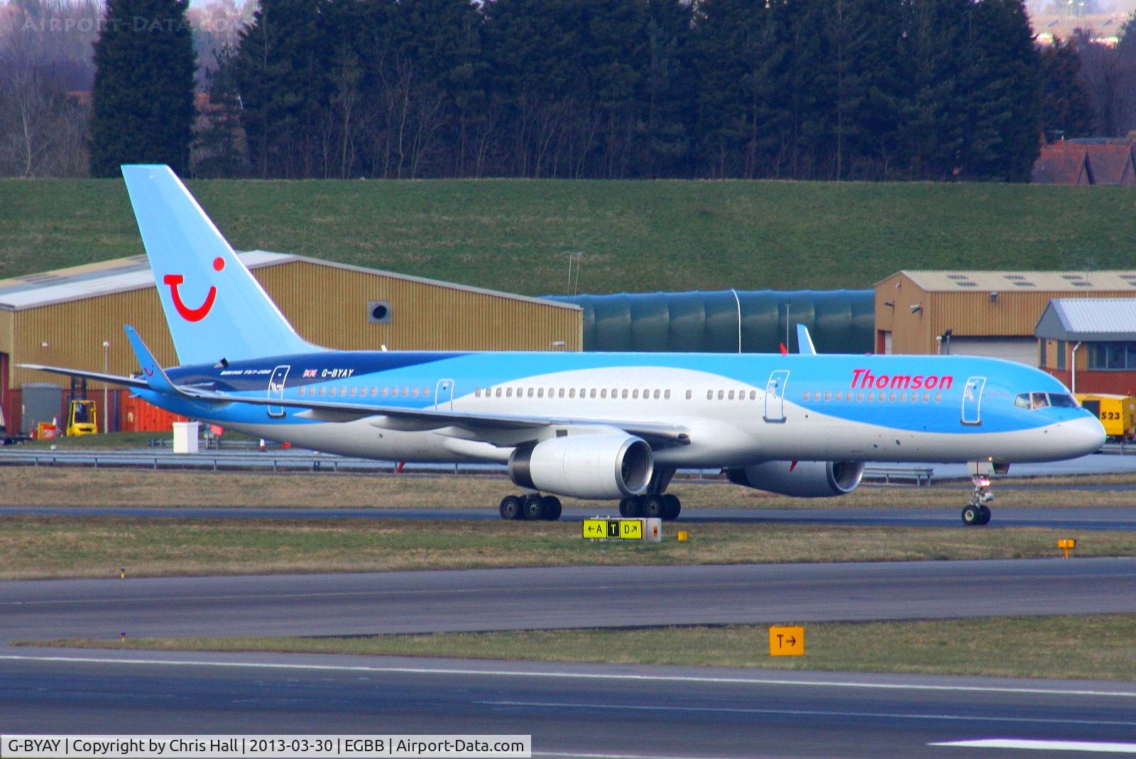 G-BYAY, 1999 Boeing 757-204 C/N 28836, Thomson