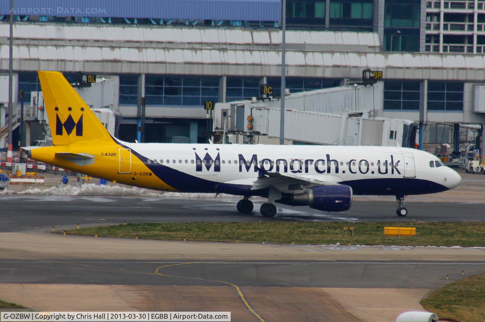 G-OZBW, 2001 Airbus A320-214 C/N 1571, Monarch