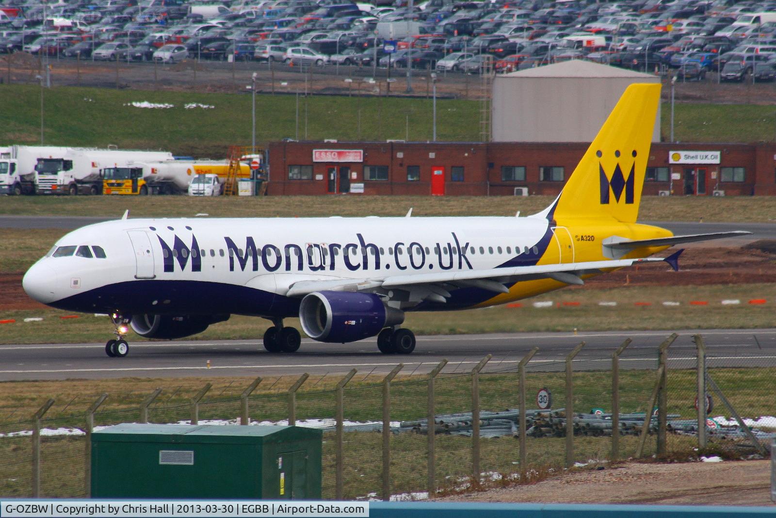 G-OZBW, 2001 Airbus A320-214 C/N 1571, Monarch