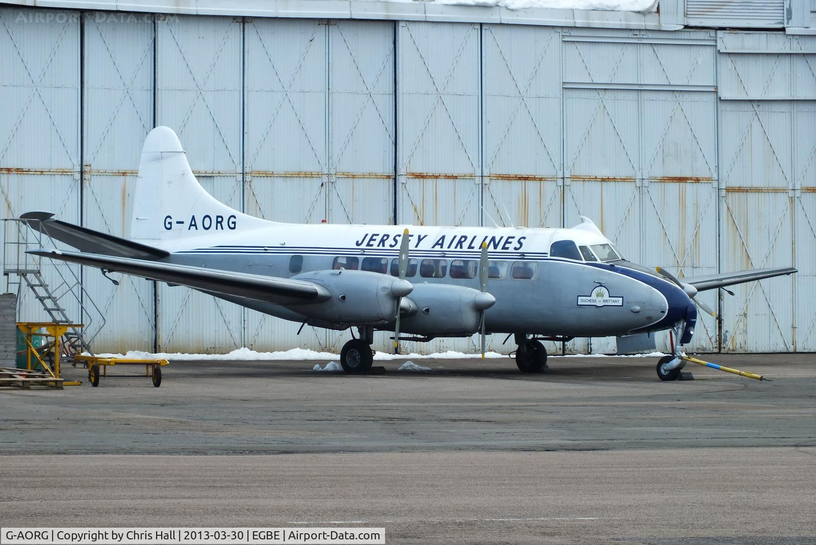 G-AORG, 1956 De Havilland DH-114 Sea Heron C.1 C/N 14101, Duchess of Brittany (Jersey) Ltd