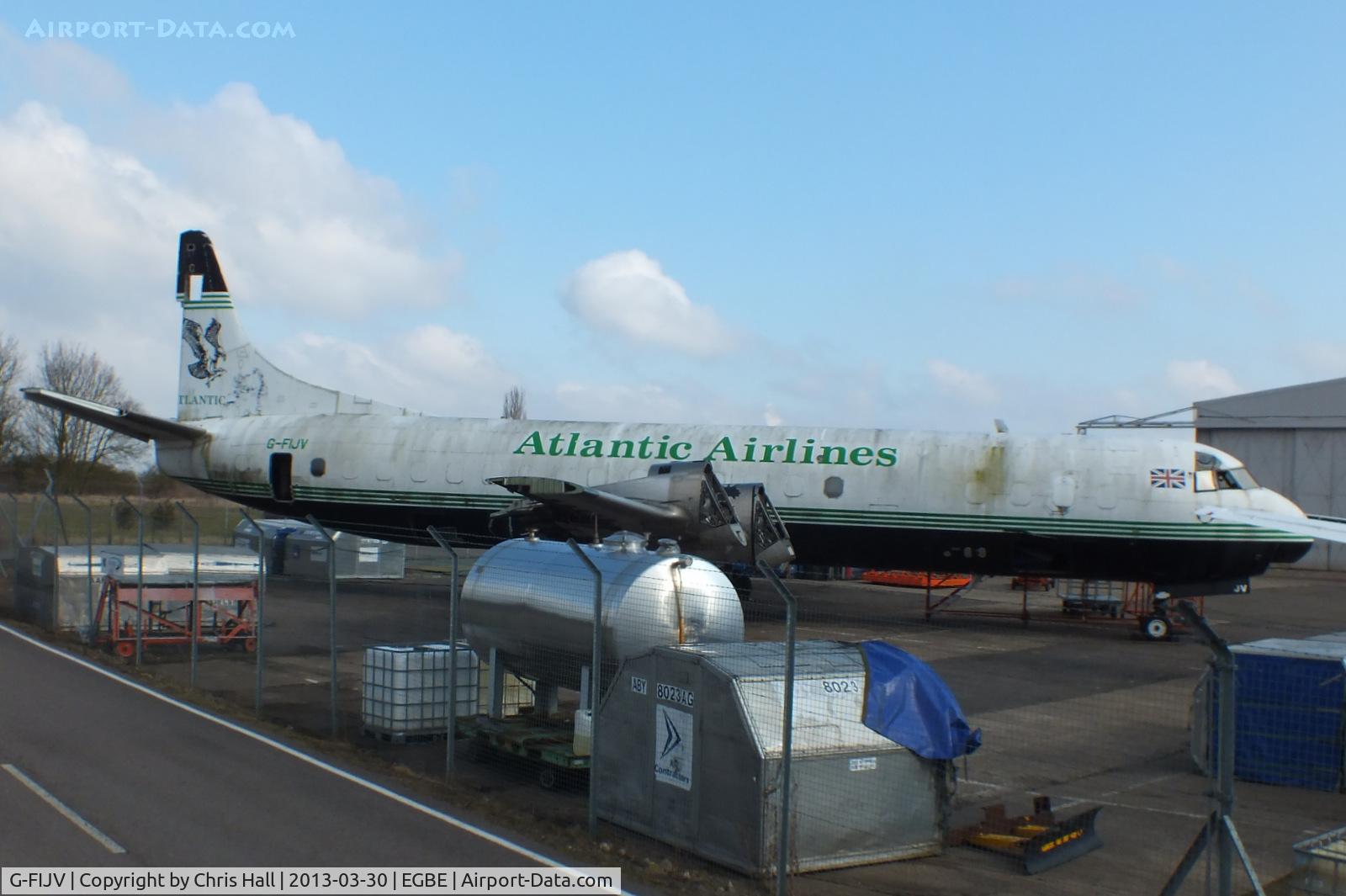 G-FIJV, 1961 Lockheed L-1883(F) Electra C/N 1129, Atlantic Airlines