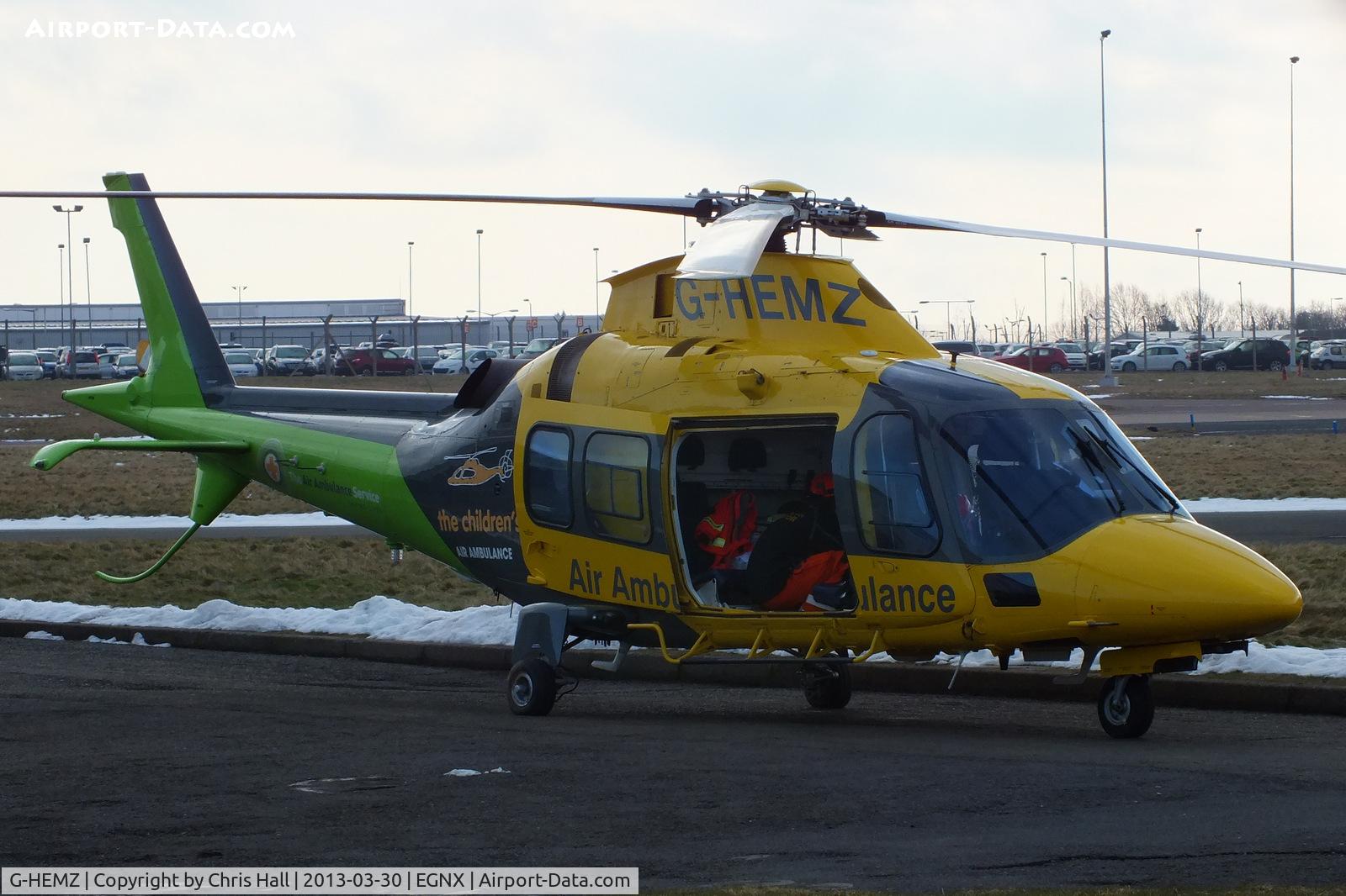 G-HEMZ, 2009 Agusta A-109S Grand C/N 22156, Derbyshire, Leicestershire and Rutland Air Ambulance