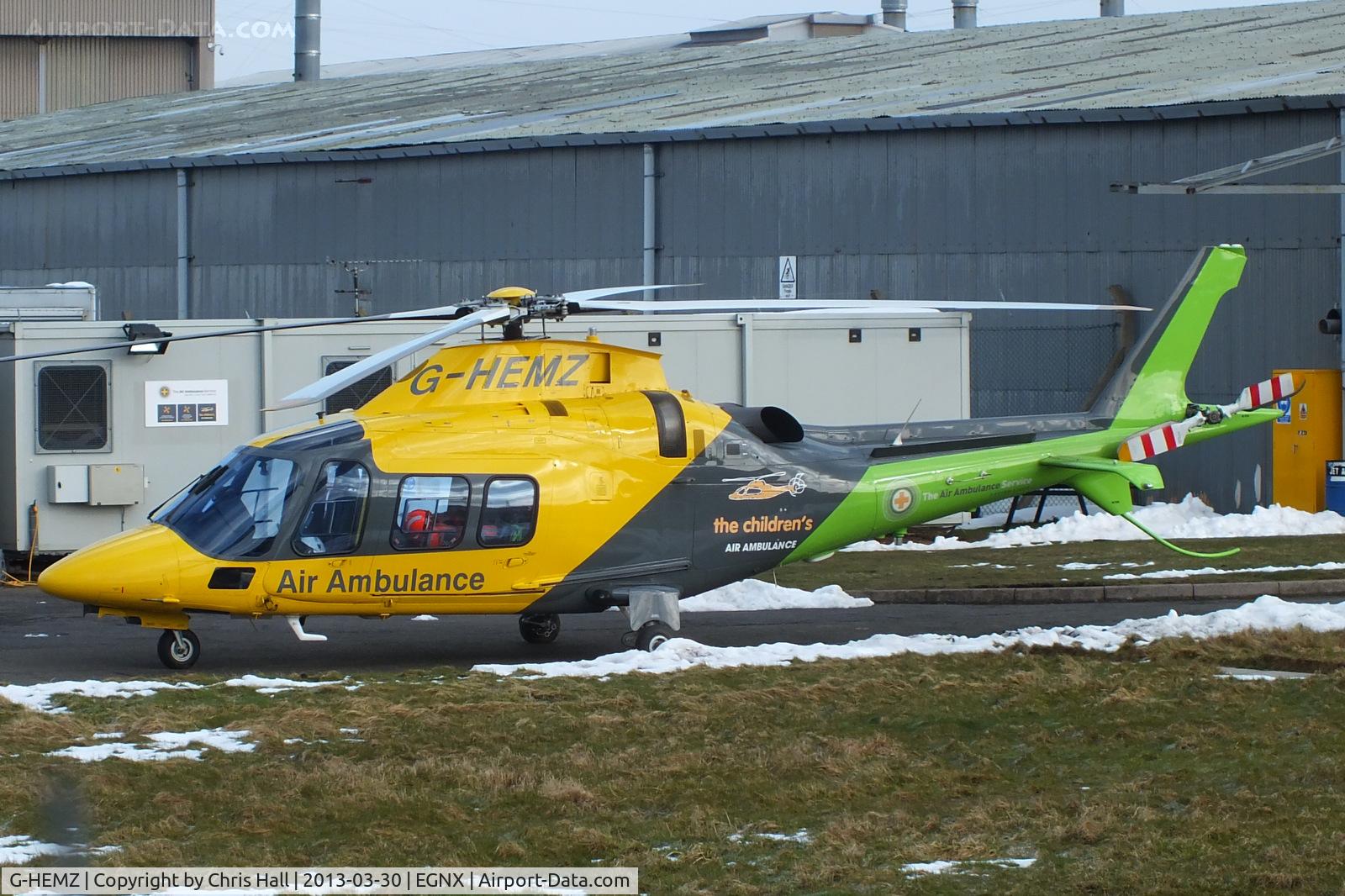 G-HEMZ, 2009 Agusta A-109S Grand C/N 22156, Derbyshire, Leicestershire and Rutland Air Ambulance